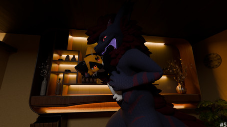 anthro anthro_pred detailed_background fangs horn larger_anthro larger_male larger_pred male male_pred male_prey muscular muscular_anthro muscular_male partially_inside purple_body purple_flesh red_eyes sharp_teeth size_difference soft_vore spikes spikes_(anatomy) tail teeth vore willing_pred gurgledkibby devourer_(razor_koopa) mesko felid feline mammal swaggon 16:9 2025 3d_(artwork) 4k absurd_res digital_media_(artwork) hi_res widescreen