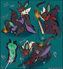 anal anal_knotting anal_penetration animal_genitalia balls bite bite_mark blood blood_in_mouth blush bodily_fluids cum cum_in_ass cum_inside dialogue doggystyle dominant dominant_male drinking drinking_blood duo ejaculation fire flaming_tail from_behind_position gameplay_mechanics genital_fluids genitals gui health_bar internal kerchief kerchief_only knot knotted_penis knotting larger_male male male/male male_penetrated male_penetrating male_penetrating_male mostly_nude neckerchief neckerchief_only neckwear penetration penile penile_penetration penis penis_in_ass rough_sex scratches sex sheath simple_background size_difference smaller_male smaller_penetrated submissive submissive_male tail text tongue tongue_out vampirism asbel_lhant conditional_dnp nintendo pokemon charmeleon_(asbel_lhant) fan_character noivern_(asbel_lhant) bat charmeleon generation_1_pokemon generation_6_pokemon mammal noivern pokemon_(species) scalie 2025 absurd_res digital_drawing_(artwork) digital_media_(artwork) english_text hi_res sequence