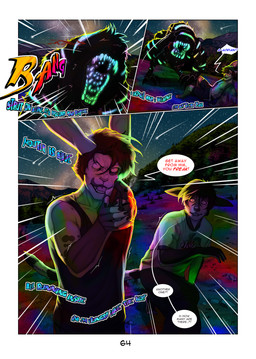 aloha_shirt anthro band_merch band_shirt biped blood bodily_fluids bottomwear clothed clothing dialogue duo_in_panel fur group gun gunshot gunshot_wound hair handgun holding_gun holding_object holding_ranged_weapon holding_weapon long_ears male markings music open_mouth outside pattern_clothing pattern_shirt pattern_topwear plant ranged_weapon shirt sky smile solo_in_panel speech_bubble sweat sweatdrop t-shirt tail tail_markings teeth text tongue topwear weapon chat_noir_(artist) the_doors adrian_donovan letho_donovan shaun_robbins bassariscus cryptid lagomorph leporid mammal monster procyonid rabbit ring-tailed_cat comic digital_media_(artwork) english_text hi_res brother_(lore) brothers_(lore) sibling_(lore) twins_(lore)