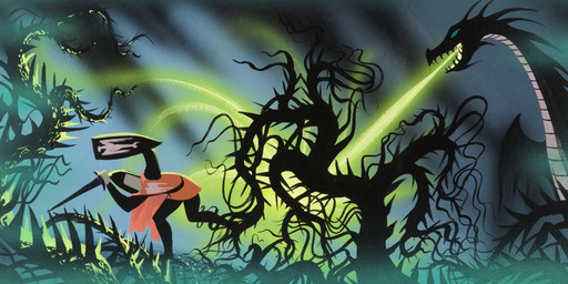 armor breath_powers duo elemental_manipulation female feral fight fire fire_breathing fire_manipulation forest knight male melee_weapon outside plant running shield size_difference sword tree warrior weapon eyvind_earle disney european_mythology mythology sleeping_beauty_(1959) maleficent prince_phillip_(disney) dragon human mammal mythological_creature mythological_scalie scalie western_dragon 1959 20th_century ancient_art gouache_(artwork) hi_res lineless painting_(artwork) traditional_media_(artwork) traditional_painting_(artwork)