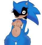 anthro breasts creepy female genitals pussy solo sunkers sega sonic_the_hedgehog_(series) fan_character genesis.apk_(lunarzeclipse) eulipotyphlan hedgehog mammal hi_res