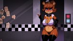 anthro bedroom_eyes big_breasts blush bow_tie breasts cleavage clothed clothing detailed_background female glistening_eyelids gloves handwear legwear lidded_eyes looking_at_viewer machine narrowed_eyes partially_clothed pizzeria seductive solo text thick_thighs thigh_highs avioylin five_nights_at_freddy's fredina's_nightclub scottgames chudjak freddy_(fnaf) frenni_(cryptiacurves) wojak animatronic bear mammal robot 2024 digital_media_(artwork) english_text hi_res meme