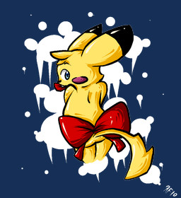 accessory blue_eyes bow_(feature) bow_accessory bow_ribbon butt furgonomics looking_at_viewer looking_back ribbons solo tail tail_accessory tail_bow tail_ribbon rousemouse nintendo pokemon generation_1_pokemon pikachu pokemon_(species) 2010 alpha_channel