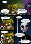 animatronic anthro comic digital_media_(artwork) english_text fazbear's_fright five_nights_at_freddy's five_nights_at_freddy's_3 ghost glowing glowing_eyes group hair lagomorph leporid machine male mammal nomidot phantom_marionette_(fnaf) purple_man_(fnaf) rabbit robot scottgames spirit springtrap_(fnaf) text