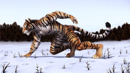16:9 2015 abs angry anthro barefoot biceps biped black_body black_fur claws clenched_teeth countershading dream_and_nightmare feet felid fur hi_res hunting looking_away male mammal muscular muscular_anthro muscular_male nude orange_body orange_fur pantherine pecs raised_arm shadow sharp_teeth snow solo stripes teeth tiger toes whiskers white_body white_fur widescreen winter yellow_eyes