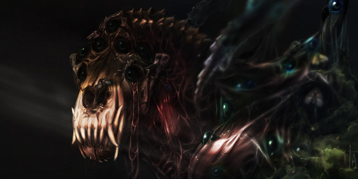7_eyes ambiguous_gender bone feral flesh multi_eye nightmare_fuel skull solo teeth amenlona arthropod insect larva lepidopteran maggot monster moth unknown_species digital_media_(artwork) hi_res