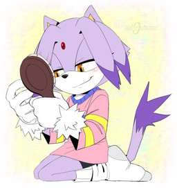 anthro blush brush brushing brushing_hair clothing female flat_chested footwear hair hair_down hairbrush lidded_eyes oversized_clothing oversized_shirt oversized_topwear personal_grooming princess royalty shirt smile socks solo styling_hair topwear yellow_eyes junkdrives0 sega sonic_the_hedgehog_(series) blaze_the_cat domestic_cat felid feline felis mammal hi_res