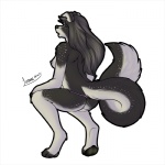 anthro breasts clothed clothing female nipples panties simple_background skimpy solo tail topless underwear white_background lorena_(artist) nautilus_(character) border_collie canid canine canis collie domestic_dog herding_dog mammal pastoral_dog sheepdog 1:1