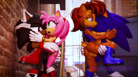 alley_way balls blue_boots blue_clothing blue_footwear boots city city_background clothed clothing female footwear genitals gloves group handwear male male/female on_one_leg partially_clothed penis sex shoes standing standing_sex stealth_sex vulva white_clothing white_gloves white_handwear ssawnds sega sonic_the_hedgehog_(series) amy_rose fan_character sally_acorn sonic_the_hedgehog eulipotyphlan hedgehog humanoid mammal 16:9 3d_(artwork) 3d_animation 4k absurd_res animated digital_media_(artwork) hi_res huge_filesize short_playtime sound video widescreen