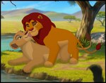 black_border border canon_couple duo female feral male male/female penetration sex kaion disney the_lion_guard the_lion_king nala_(the_lion_king) simba_(the_lion_king) felid lion mammal pantherine hi_res