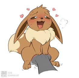 ahegao ambiguous_gender black_nose blush breath brown_body brown_fur disembodied_hand duo ears_down female female/ambiguous feral feral_focus fingering fur half-closed_eyes heart_reaction heart_symbol looking_pleasured narrowed_eyes open_:3 open_mouth patreon_username pivoted_ears short_snout simple_background size_difference snout solo_focus submissive submissive_female text vaginal vaginal_fingering white_background zaush nintendo patreon pokemon eevee generation_1_pokemon pokemon_(species) 2019 digital_media_(artwork) hi_res url