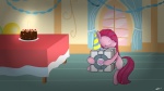 black_forest_cake bodily_fluids cake candle clothing crying cuddling cutie_mark dark dessert detailed_background eyes_closed female feral food fur hair hat headgear headwear heart_symbol hug inside party party_hat pink_body pink_fur pink_hair sad sitting solo tears the_cake window mcsadat friendship_is_magic hasbro my_little_pony portal_(series) valve pinkamena_(mlp) pinkie_pie_(mlp) weighted_companion_cube earth_pony equid equine horse inanimate_object mammal pony 16:9 2013 crossover hi_res signature widescreen