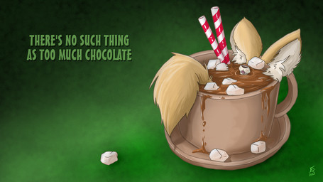 anthro beverage black_nose candy chocolate dessert drinking_straw food fur hot_chocolate inner_ear_fluff male marshmallow open_mouth solo tail text tuft flinters beartp canid canine fennec_fox fox mammal true_fox 16:9 2025 english_text hi_res widescreen