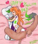 body_pillow female freckles paint pillow solo ferretlord87 dragon_ball lusion piccolo domestic_ferret humanoid_taur mammal mustelid musteline musteline_taur taur true_musteline weasel hi_res