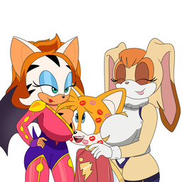 age_difference anthro big_breasts breasts female group kiss_mark male older_female trio young young_anthro young_male younger_male 4chan_anon anonymous_artist my_hero_academia sega sonic_the_hedgehog_(series) captain_marvel_(dc) mighty_endowed miles_prower rouge_the_bat rumi_usagiyama shazam vanilla_the_rabbit bat canid canine fox lagomorph leporid mammal rabbit red_fox true_fox 1:1 hi_res