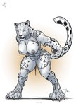 after_transformation anthro breasts claws digitigrade female finger_claws muscular muscular_anthro muscular_female solo toe_claws transformation blacktigerr felid mammal pantherine tiger werecreature werefelid werepantherine weretiger hi_res