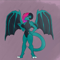alicechaos anthro female solo drayx mythology dragon mythological_creature mythological_scalie scalie absurd_res hi_res