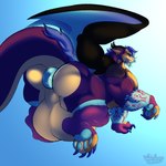 alternate_form animal_genitalia anus balls big_balls big_butt big_pecs big_penis butt feral fur genitals hair huge_balls hyper hyper_balls hyper_genitalia long_hair male multi_tail multicolored_body multicolored_fur muscular muscular_male nude pecs penis puffy_anus sheath solo tail tattoo wings voidyy mythology soules_(character) canid canine canis deity dragon hybrid mammal mythological_creature mythological_scalie scalie wolf digital_drawing_(artwork) digital_media_(artwork)