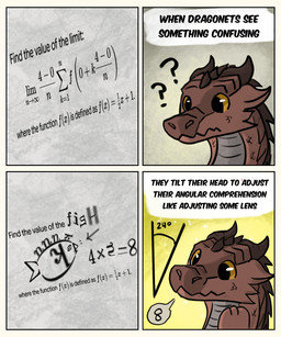 2_horns ambiguous_gender brown_body calculus feral horn math number paws question_mark red_body solo spikes spikes_(anatomy) text yellow_eyes young young_feral xyeh2o mythology wings_of_fire unnamed_skywing_dragonet_(xyeh2o) dragon mythological_creature mythological_scalie scalie skywing_(wof) 5:6 absurd_res comic english_text hi_res