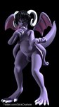 2_horns 5_fingers balls belly claws digitigrade femboy fingers flaccid foreskin genitals hair horn humanoid_genitalia humanoid_penis inviting looking_at_viewer male multi_arm multi_limb nipples not_furry nude penis pink_nipples purple_body short_hair slightly_chubby small_penis smile solo standing tail text wings slickonahole mythology gaelin_(slickonahole) animal_humanoid dragon dragon_humanoid humanoid mythological_creature mythological_scalie scalie 3d_(artwork) 9:16 digital_media_(artwork) hi_res url