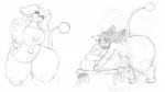 2014 <3 anthro areola bantar2 bent_over big_breasts big_butt blush bovine breast_squish breasts butt cattle chubby cleavage clothed clothing drooling erect_nipples female food half-closed_eyes hooves horn huge_breasts huge_butt looking_at_viewer mammal miltank nintendo nipples open_mouth plain_background pokémon pose reaching saliva sketch smile solo standing teats thick_thighs thighs tongue udders video_games white_background wide_hips
Rating: Questionable
Score: 4
User: MrPerson95
Date: January 29, 2014