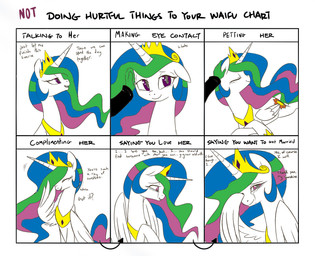 blush bodily_fluids chart crown crying cutie_mark dialogue disembodied_hand duo eyes_closed feathered_wings feathers female feral fur hair happy headgear horn long_hair looking_at_viewer multicolored_hair petting purple_eyes royalty smile solo_focus tears tears_of_joy text white_body white_fur wings thesassyjessy friendship_is_magic hasbro my_little_pony mythology waifu_chart anon princess_celestia_(mlp) equid equine mammal mythological_creature mythological_equine winged_unicorn 2014 english_text hi_res meme