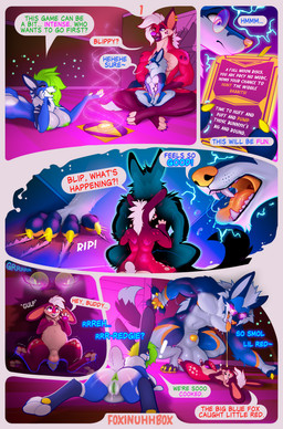 after_transformation animal_genitalia animal_penis anthro balls big_balls big_penis bodily_fluids buckteeth candid canine_genitalia canine_penis dialogue drooling expansion female fluffy fur genitals growth huge_balls male male/female male/male mid_transformation nude on_lap open_mouth penis penis_tip pounce saliva saliva_string scratch scratches scratching sheath shrinking sitting_on_lap size_difference size_play size_transformation species_transformation teeth text tongue tongue_out transformation transformation_sequence foxinuhhbox mythology side_effects(comic) tf_rotica_(comic) blip_(foxinuhhbox) mike_(foxinuhhbox) redgie_(foxinuhhbox) canid canine canis domestic_dog fox hyena lagomorph leporid mammal mythological_canine mythological_creature rabbit spotted_hyena werecanid werecanine werecreature werewolf wolf absurd_res comic digital_media_(artwork) english_text hi_res sequence
