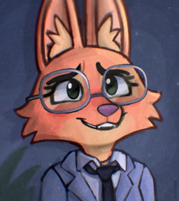 accessory anthro clothed clothed_anthro clothed_female clothing collared_shirt eyebrows eyelashes eyewear female female_anthro formal_clothing glasses green_eyes jewelry long_ears necklace necktie painted_background philtrum shirt smile solo suit topwear wearing_glasses jayrnski dreamworks the_bad_guys diane_foxington canid canine fox mammal 2022 bust_portrait digital_media_(artwork) hi_res portrait shaded soft_shading