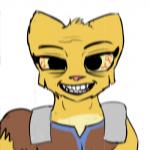 anthro female fur humor simple_background solo what white_background why yellow_body yellow_fur conditional_dnp vaktus coomer_wojak microsoft prequel_adventure the_elder_scrolls katia_managan wojak felid khajiit mammal 1:1 hi_res meme