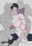 anthro ball_gag balls big_penis black_hair bodily_fluids bottomwear bottomwear_down clothed clothing dominant dominant_anthro dominant_male foursome fur gag gagged genital_fluids genital_piercing genitals grey_background group group_sex hair handjob humanoid_genitalia humanoid_penis leaking_precum male male/male nipple_piercing nipples open_bottomwear open_clothing open_pants pants pants_down partially_clothed penile penis penis_piercing piercing precum raised_clothing raised_sweater raised_topwear sex sex_toy simple_background submissive submissive_anthro submissive_male sweater topwear undressing undressing_another vibrator vibrator_on_penis wand_vibrator white_body white_fur milkbearbunny bunny_(milkbearbunny) bear canid canine canis mammal wolf hi_res