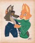 anthro breasts brown_body brown_fur canon_couple clothed clothing duo female fur holding_person male male/female open_mouth orange_body orange_fur smile sum5hadow dreamworks the_bad_guys diane_foxington mr._wolf_(the_bad_guys) canid canine canis fox mammal wolf 2024 absurd_res dated digital_drawing_(artwork) digital_media_(artwork) hi_res signature