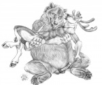 animal_genitalia balls bear blotch cervine cum cum_in_mouth cum_inside gay hooves male oral overweight penis tongue ursine_penis
Rating: Explicit
Score: 7
User: Dream
Date: April 04, 2010