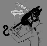 ahegao ambiguous_gender ambiguous_penetrated anthro anthro_penetrating big_ears big_penis black_body black_fur bodily_fluids cum cum_in_mouth cum_in_throat cum_inside cumshot cumshot_in_mouth deep_throat dialogue dominant dominant_anthro duo ejaculation face_fucking face_hugging face_mounting forced forced_oral fur genital_fluids genitals grey_background hooves human_on_anthro human_penetrated interspecies irrumatio larger_human larger_penetrated looking_away looking_pleasured male male/ambiguous male_penetrating narrowed_eyes nude one_eye_closed oral oral_penetration orgasm orgasm_face penetration penile penile_penetration penis presenting_gift rape seductive sex simple_background size_difference small_dom_big_sub smaller_anthro smaller_male submissive submissive_human surprise tail tail_pull tears text unguligrade xray_view abigrock anon mascot_(abigrock) demon human imp mammal english_text hi_res monochrome signature