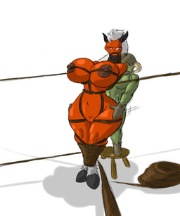 anal anal_penetration anthro anthro_penetrated anthrofied areola arms_tied bdsm big_breasts bodily_fluids bondage bound breast_bondage breasts captured cum cum_in_ass cum_inside duo erect_nipples female female_on_humanoid female_penetrated female_raped forced fully_bound gag gagged genital_fluids genitals hands_behind_back huge_breasts humanoid_on_anthro humanoid_penetrating humanoid_penetrating_anthro interspecies legs_tied male male/female male_on_anthro male_penetrating male_penetrating_female male_rape male_raping_female nipples nude nude_anthro nude_female penetration rape restrained restraints rope rope_bondage rope_harness sex simple_background submissive submissive_anthro submissive_female vulva shinysteel nintendo the_legend_of_zelda epona_(tloz) equid equine goblin horse humanoid mammal 2015 hi_res
