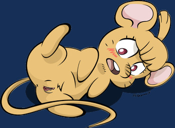 anus blush clitoris female feral fur genitals hair nude open_mouth solo vulva polygon5 little_witch_academia studio_trigger atsuko_kagari mammal mouse murid murine rodent alpha_channel digital_media_(artwork)