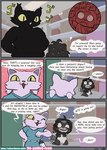 anthro asylum diaper diaper_package duo female female/female hospital medical open_diaper text the_padded_room charlotte_cartwright esmeralda_kingsley felid feline felis mammal procyonid raccoon wildcat absurd_res comic english_text hi_res