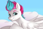 cloud female smile solo wings ask-colorsound jbond third-party_edit hasbro mlp_g5 my_little_pony mythology zipp_storm_(mlp) equid equine horse mammal mythological_creature mythological_equine pegasus pony colored hi_res