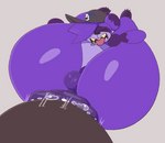 abdominal_bulge ahegao anal anal_penetration anal_tugging anthro anthro_penetrated anus balls balls_deep belly big_belly big_butt big_penis bodily_fluids body_part_in_ass bouncing_balls bouncing_butt bouncing_penis butt clothing cum cum_in_ass cum_inside drooling duo erection femboy first_person_view flexible from_front_position genital_fluids genitals hat headgear headwear holding_both_legs huge_butt leaking_cum legs_behind_head legs_up looking_pleasured male male/male male_penetrated male_penetrating male_penetrating_male male_pov nude open_mouth overweight overweight_male penetrating_pov penetration penile penile_penetration penis penis_in_ass penis_size_difference puckered_anus puffy_anus purple_body saliva sex sharp_teeth simple_background small_penis solo_focus teeth thick_thighs tongue tongue_out malafox atlus megami_tensei sega jack_frost_(megami_tensei) mala_(malafox) mammal procyonid raccoon animated short_playtime