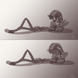 anthro bent_legs bodily_fluids caressing_face crossed_legs crying duo eye_contact female hand_on_chest kiss_on_lips kissing looking_at_another lying male on_back resting_on_partner shaking shivering simple_background tears screaming_alice glitch_productions the_amazing_digital_circus jax_(tadc) pomni_(tadc) humanoid lagomorph leporid mammal rabbit 1:1 absurd_res hi_res
