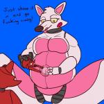 cursed_image detailed_navel dialogue faux_gaping female group machine male navel navel_fetish spread_navel text trio crisis-omega five_nights_at_freddy's five_nights_at_freddy's_2 scottgames foxy_(fnaf) mangle_(fnaf) animatronic canid canine fox mammal robot 1:1 english_text hi_res