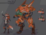 anthro blizzard_entertainment canid canine clothed clothing eyewear female fox fully_clothed furgonomics goggles gun handgun mammal mecha_(overwatch) overwatch pistol ranged_weapon red_fox solo suit true_fox weapon wolfdawg