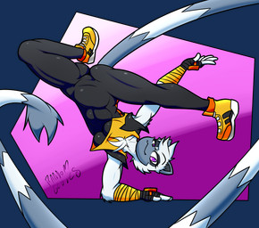 anthro breasts butt female female_anthro pose solo randomgloves idw_publishing sega sonic_the_hedgehog_(comics) sonic_the_hedgehog_(idw) sonic_the_hedgehog_(series) tangle_the_lemur lemur mammal primate ring-tailed_lemur strepsirrhine alpha_channel hi_res
