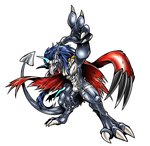 armor dark evolved hair male tail el_poyomon bandai_namco digimon mythology fan_character yami_the_veemon dragon fanmon mythological_creature mythological_scalie reptile scalie absurd_res hi_res