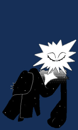 ambiguous_gender blind_eye floating for_a_head looking_at_viewer multicolored_body simple_background solo star_pattern transparent_background yesteriya loop_(in_stars_and_time) cosmic_being humanoid object_head alpha_channel animated digital_media_(artwork) monochrome pixel_(artwork) pixel_animation