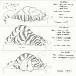 anthro belly big_belly breasts dream fat_rolls female holding_object hug hugging_object hugging_pillow lying male nude obese obese_anthro obese_female on_back on_front on_side open_mouth overweight overweight_anthro overweight_female pillow sleeping solo striped_body stripes text cettus maeve_gibson california_kingsnake colubrid kingsnake lampropeltini reptile scalie snake 2020 english_text hi_res multiple_images sketch