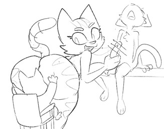 3_fingers 3_toes adult_on_toddler adult_on_young after_fellatio after_oral after_sex age_difference anthro anthro_on_anthro arm_support bad_parenting ball_tuft balls barefoot bent_arm bent_leg bent_over big_butt big_eyes big_penis biped bodily_fluids bottom_heavy butt butt_grab censored_genitalia censored_penis chair cheek_tuft chest_tuft clothed clothed/nude clothed_anthro clothed_male clothing erection eyebrows eyelashes face_in_ass faceless_anthro faceless_character faceless_male facial_markings facial_tuft featureless_chest feet female fingers fur fur_tuft furniture genitals glans grabbing_from_behind grin group group_sex hand_on_another's_butt hand_on_butt head_markings head_turned huge_butt humanoid_genitalia humanoid_penis ineffective_censorship intraspecies iris larger_female larger_male long_eyelashes looking_at_another looking_at_partner looking_back looking_back_at_another looking_back_at_partner looking_pleasured male male/female markings mature_anthro mature_female mmf mmf_threesome no_pupils nude nude_anthro nude_female nude_male older_female older_male older_on_toddler older_on_young on_chair onesie open_mouth penis penis_grab plantigrade pointy_ears prick_ears raised_head saliva saliva_string sex shota sitting sitting_on_chair size_difference small_but_hung smaller_male smile smiling_at_another smiling_at_partner standing standing_sex striped_body striped_butt striped_face striped_fur striped_legs striped_markings striped_tail stripes tail tail_markings teeth thick_thighs three-quarter_view threesome toddler toes tongue trio tuft young young_anthro young_male younger_male piina litterbox_comics cooper_(litterbox_comics) fran_(litterbox_comics) vincent_(litterbox_comics) domestic_cat felid feline felis mammal tabby_cat 2025 black_and_white censored digital_drawing_(artwork) digital_media_(artwork) monochrome sketch brother_(lore) brothers_(lore) incest_(lore) mother_(lore) mother_and_child_(lore) mother_and_son_(lore) parent_(lore) parent_and_child_(lore) parent_and_son_(lore) sibling_(lore) son_(lore)