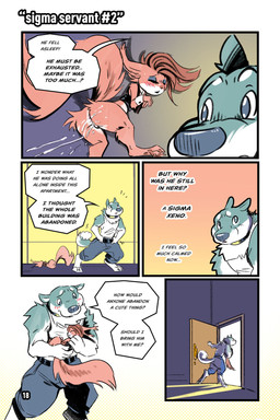 anthro backsack balls blue_eyes blush bodily_fluids bottomless brown_body brown_fur butt carrying_another claws clothed clothing cuffs_(clothing) cum cum_in_ass cum_inside cum_on_butt cum_on_ground dialogue door dressing duo eyes_closed fur genital_fluids genitals grey_body grey_fur male male/male open_door size_difference sleeping speech_bubble text toe_claws white_body white_fur kiaun canid canine canis domestic_dog eurasian_red_squirrel mammal rodent sciurid tree_squirrel 2025 2:3 colored comic digital_drawing_(artwork) digital_media_(artwork) english_text hi_res shaded signature url