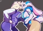 anthro big_breasts biped breast_squish breasts breasts_frottage clothed clothing delta_rune_(emblem) duo eyewear female female/female fur glasses mature_female squish symbol symbol_on_clothing thick_thighs wearing_glasses white_body teapose2 atlyss mythology undertale undertale_(series) angela_flux toriel boss_monster_(undertale) bovid caprine dragon goat hybrid kubold_(atlyss) mammal mythological_creature mythological_scalie scalie digital_drawing_(artwork) digital_media_(artwork) hi_res