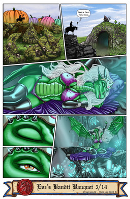 after_vore anthro bone bones_in_feces book border cave crystal feces female food fruit group knight larger_female lying male nipple_outline on_side pillow plant pumpkin rock shack size_difference skull sleeping smaller_male spine spread_wings stretching text tree vore waking_up warrior white_border wings markie mythology eve_(markie) jam_(markie) roy_(markie) arthropod bee canid canine dragon equid equine horse human humanoid hymenopteran insect mammal mythological_creature mythological_scalie scalie comic hi_res