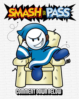 ambiguous_gender black_eyes blue_bodysuit blue_clothing blue_footwear blue_skinsuit bodysuit clothing footwear furniture gloves grin half-closed_eyes handwear mask narrowed_eyes simple_background sitting skinsuit smile sofa solo text text_background tight_clothing white_background white_clothing white_gloves white_handwear white_mask downrightshoddy mario_bros nintendo animate_inanimate bandit_(mario) humanoid living_mask absurd_res english_text hi_res